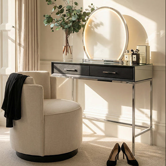 Trio Black Console Table