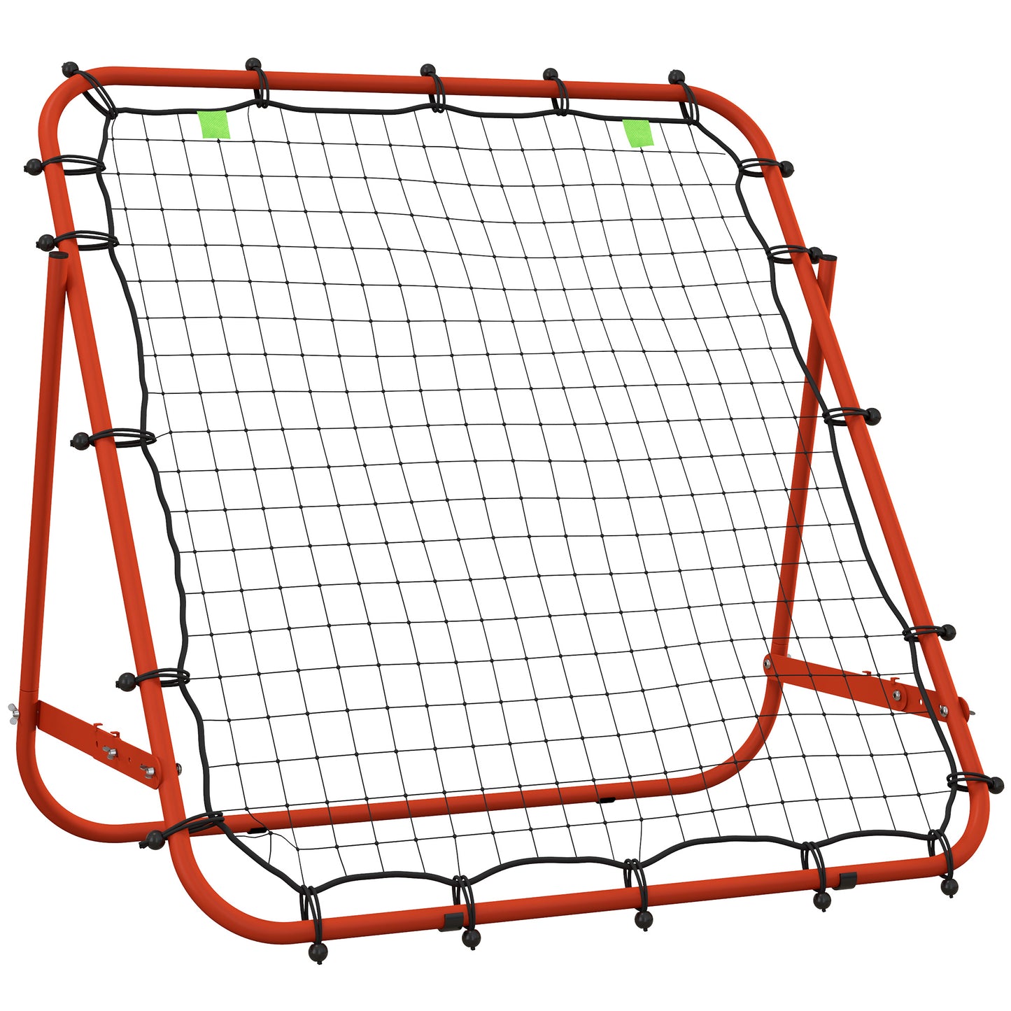 Rebounder Net Kids Adults Football Training Aid Adjustable Red