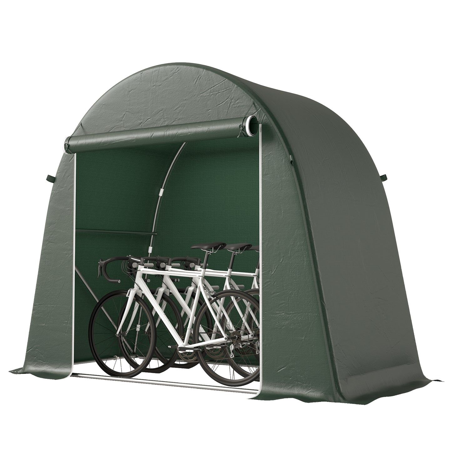 8 x 4 ft Garden Storage Shed Tent Bike Tent, Green