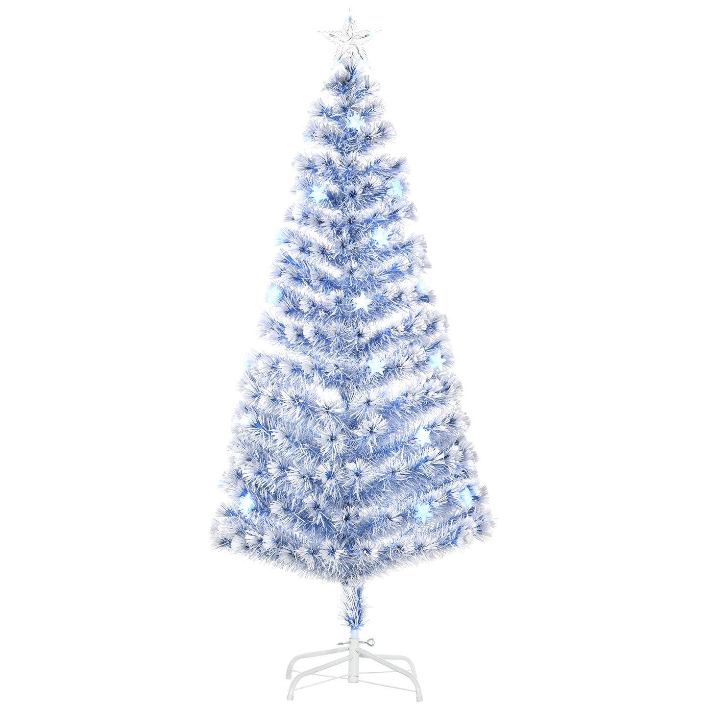 Artificial Fibre Optic Christmas Tree Seasonal Decoration w/ 26 LED