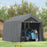3 x 3(m) Waterproof Portable Shed, Garden Storage Tent with Ventilation Window, for Bike, Motorbike, Garden Tools