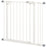 Metal 74-87cm Wide Adjustable Dog Gate White