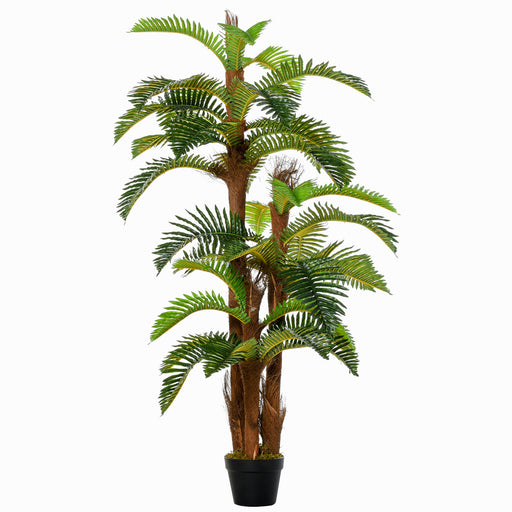 150cm/5FT Artificial Fern Tree Decorative Plant 36 Leaves with Nursery Pot, Fake Plant for Indoor Outdoor D√É¬©cor