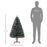 4ft Pre Lit Christmas Tree Artificial Tree with Multi-Coloured Fiber Optic LED Light(4ft (120cm))