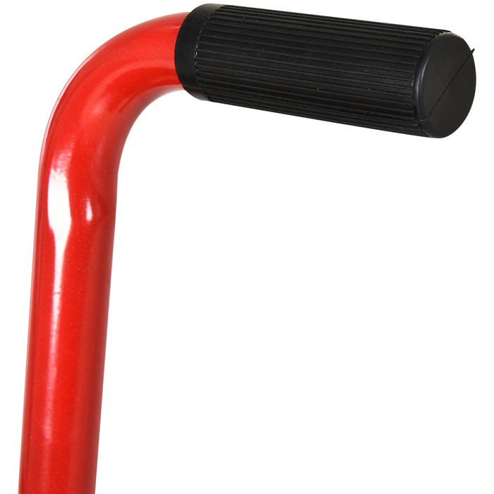 DURHAND Steel Manual Repair Motorcycle Lift Red