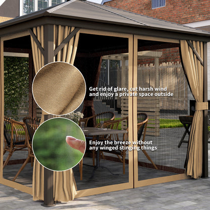 3x3(m) Hardtop Gazebo Outdoor Shelter with Aluminium Frame