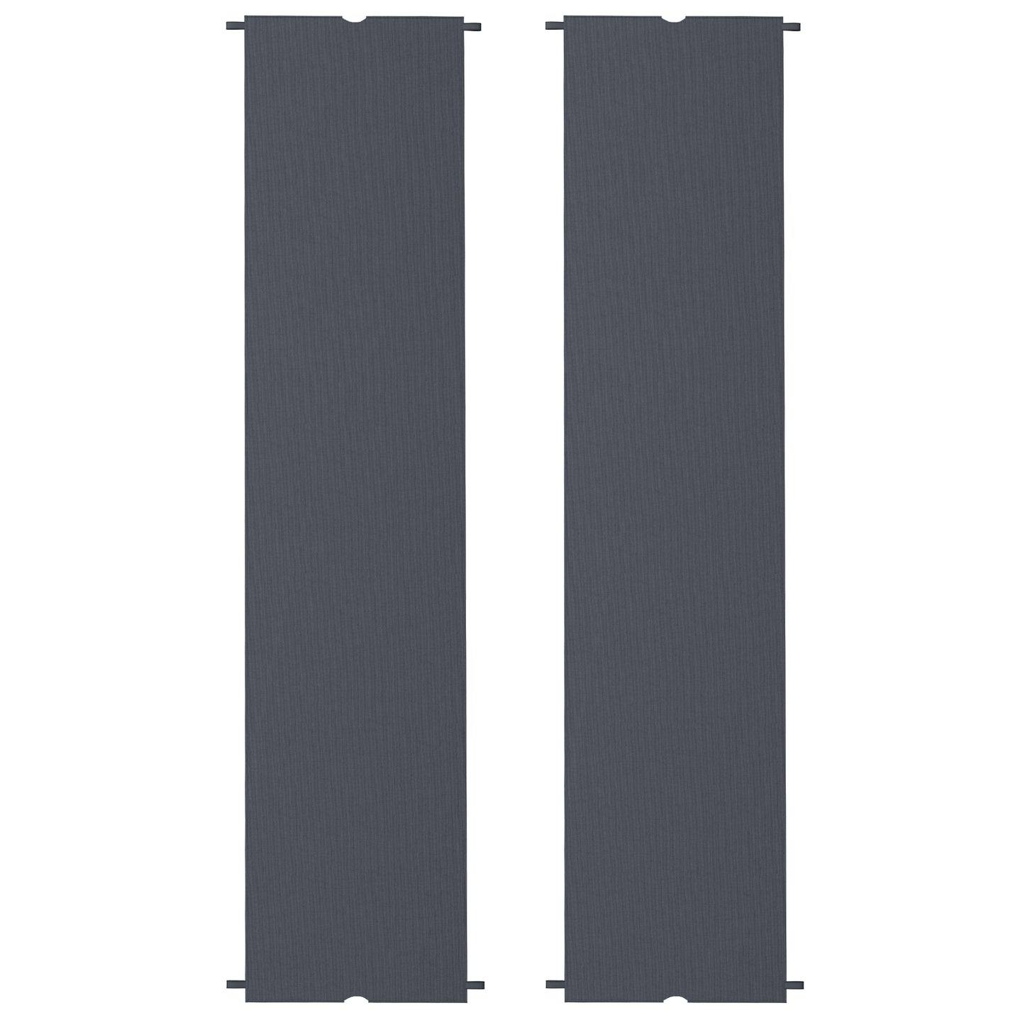 2 Pcs UV Protection Pergola Replacement Canopy, Pergola Shade Cover, Easy to Install, for 3 x 3(m) Pergola, Grey