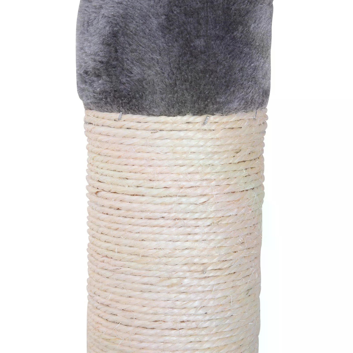 Floor to Ceiling Cat Tree for Indoor Cats 5-Tier Kitty Tower Climbing Activity Center Scratching Post Adjustable Height 230-260 cm Grey