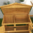 Wooden Rabbit Hutch with Run, Asphalt Roof, Pull-Out Tray, Ramp, Yellow