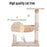 Cat Tree Hammock Bed Natural Sisal Scratching Post w/ Dangle Toy 2 Tier 70cm Pet Scratch Stand