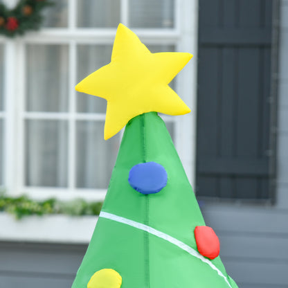5FT Inflatable Christmas Tree Xmas Airblown Holiday Decoration Outdoor