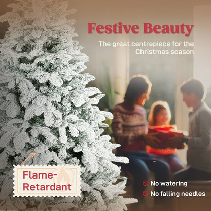 6 ft Artificial Christmas Tree with 1182 Branches, Hinged Xmas Tree