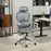 Ergonomic Office Chair Swivel Computer Chair with 3D Armrest Grey