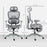 Ergonomic Office Chair Swivel Computer Chair with 3D Armrest Grey