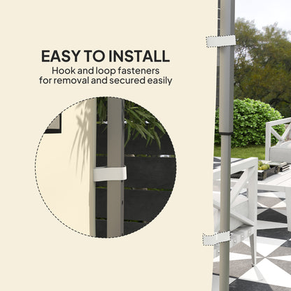 Side Panel for 3x3 m Pop Up Gazebos, 1 Pack Sidewall Only, Beige