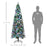 7FT Prelit Artificial Xmas Tree Holiday Décor w/ 350 Colourful LED Light