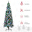 7FT Prelit Artificial Xmas Tree Holiday Décor w/ 350 Colourful LED Light