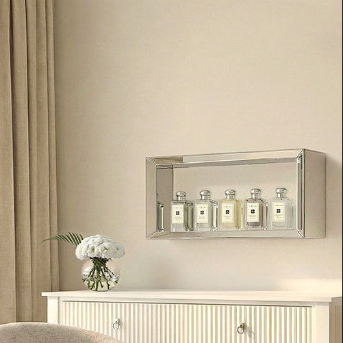 Uno - Mirrored Rectangular Wall Shelf