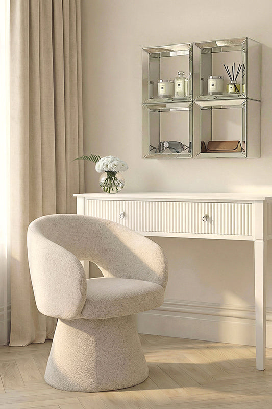 Uno - Mirrored Square Wall Shelf