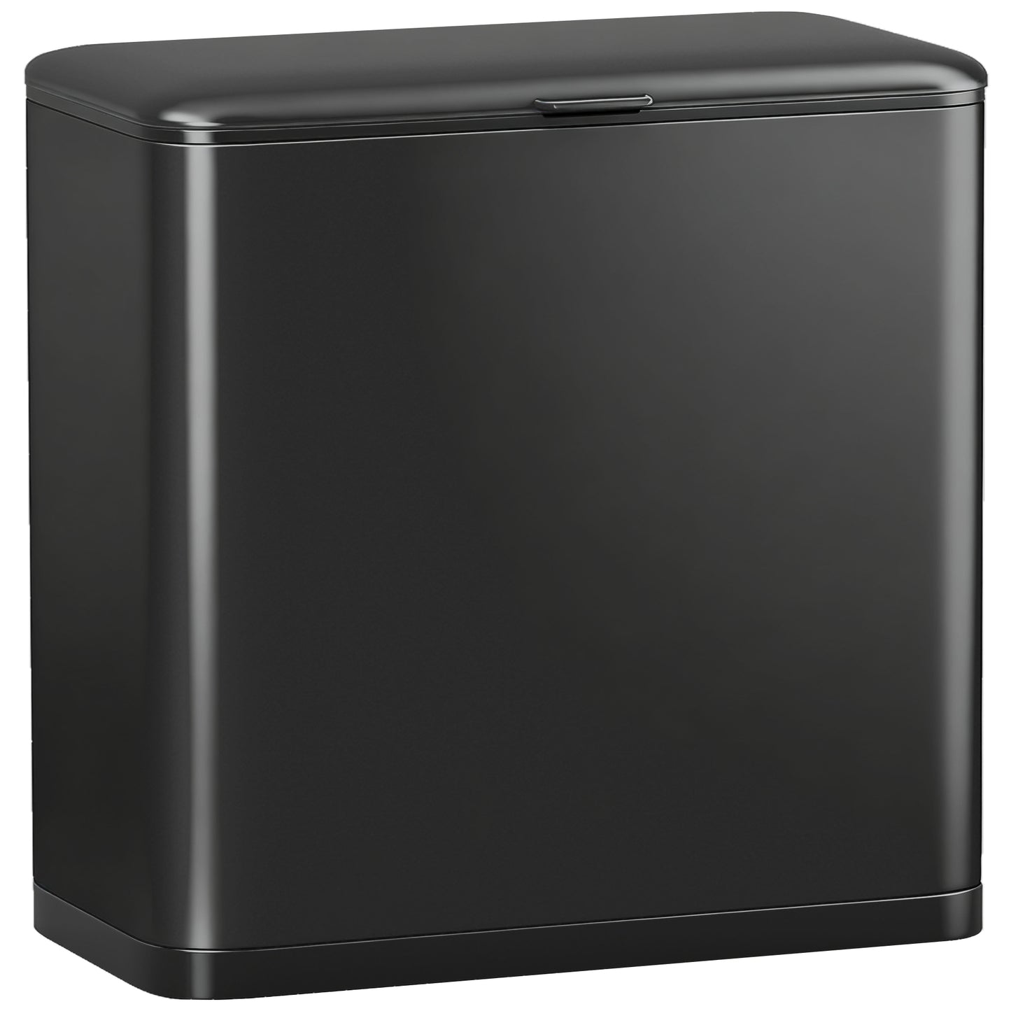 8L Hanging Kitchen Bin, Rubbish bin w/ Stay-Open Lid for Under Sink