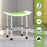 Adjust Aluminium Bath Stool Spa Shower Chair Non-Slip w/ Shower Hole