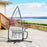 Hammock Chair Stand Only Construction Heavy Duty Metal C-Stand for Hanging Hammock Chair Porch Swing Indoor or Outdoor Use