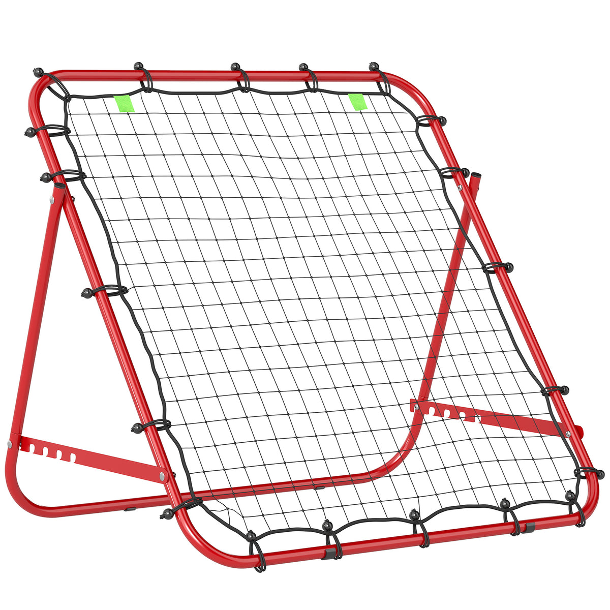 Rebounder Net Adults Football Training Aid Adjustable Red
