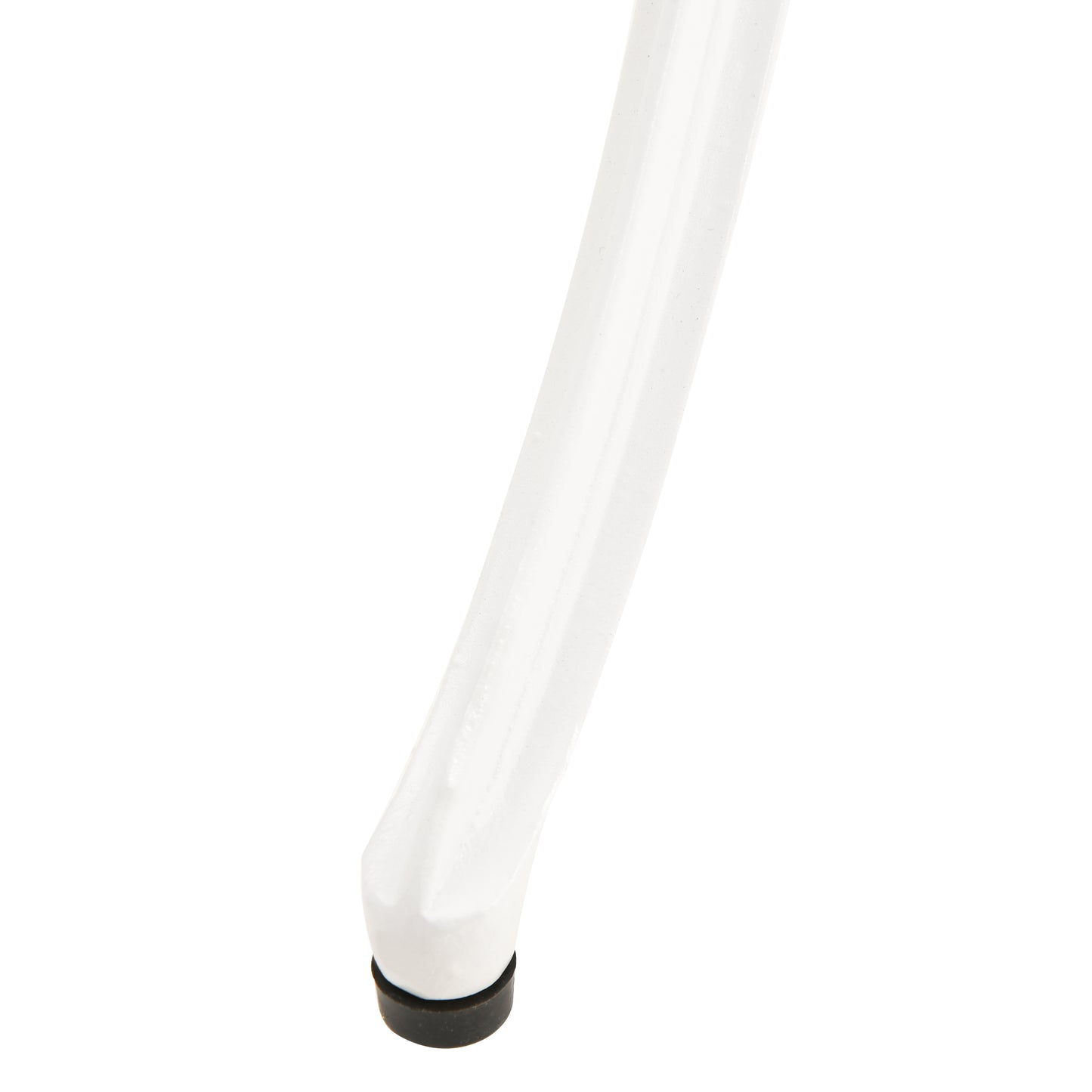 3PCs Garden Bistro Set Cast Aluminium Round Table with 2 Chairs White