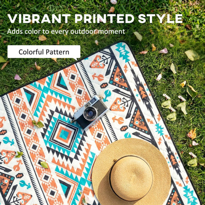 Picnic Blanket, 300x200CM Beach Blanket Outdoor Picnic Mat