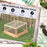 Raised Garden Bed with Cold Frame Greenhouse and Openable Top, Wooden Elevated Planter Box for Vegetables, Flowers and Herbs