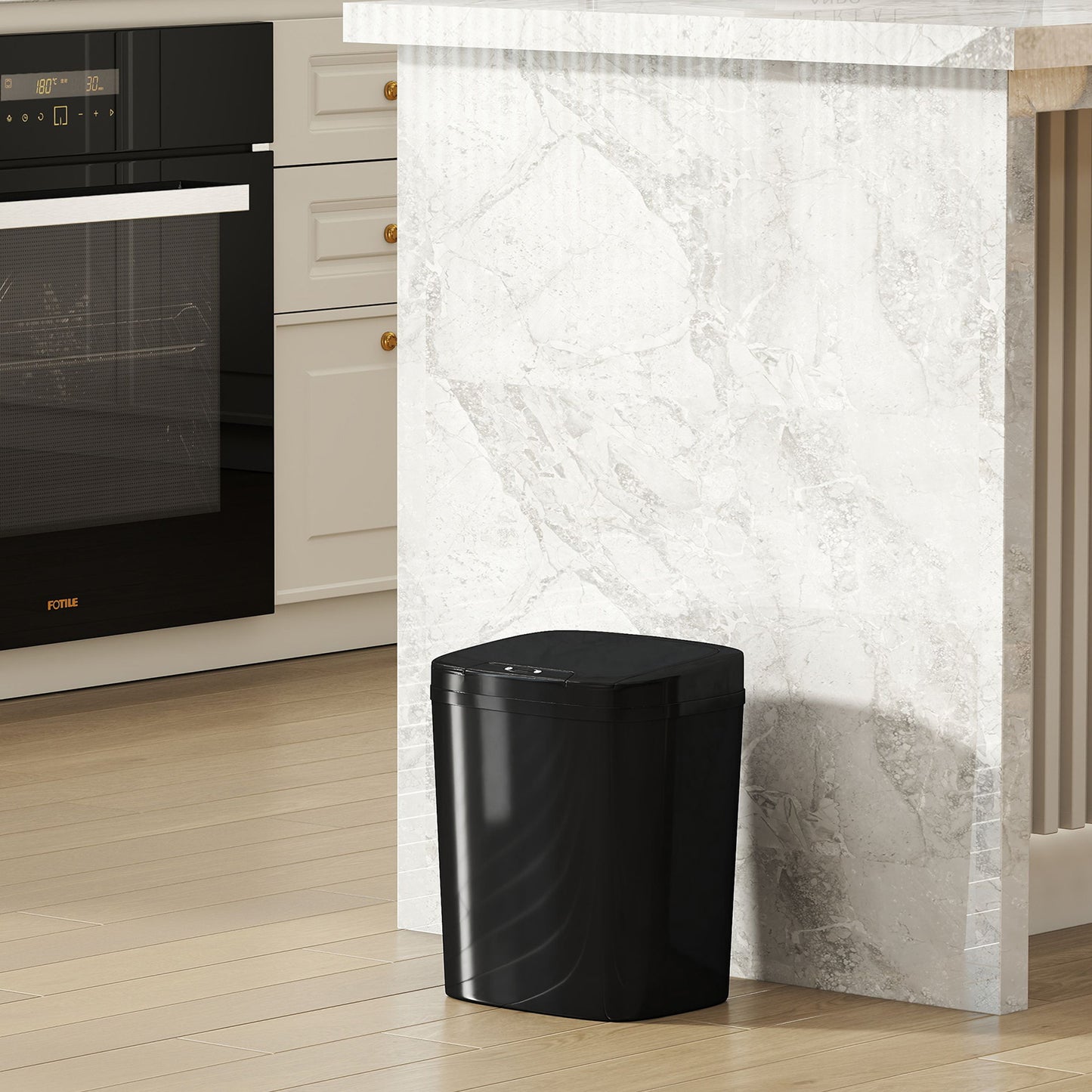 15L Sensor Bin, Automatic Touchless Kitchen Bin, Battery Operated