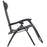 3pcs Folding Zero Gravity Chairs Sun Lounger Table Set w/ Cup Holders Reclining Garden Yard Pool, Dark Grey