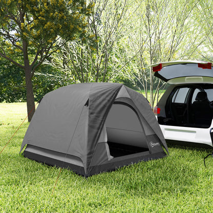 3-4 Person Camping Tent, Waterproof Tent, Dark Grey
