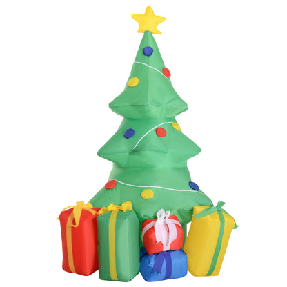 5FT Inflatable Christmas Tree Xmas Airblown Holiday Decoration Outdoor
