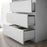 180cm Tall Bookshelf Free Standing Storage Shelf Unit with Storage White