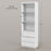 180cm Tall Bookshelf Free Standing Storage Shelf Unit with Storage White