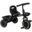 Kids Trike for 2 to 5 Years with Adjustable Seat, Baskets, Black