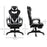 Ergonomic Racing Gaming Chair Office Desk Chair Adjustable Height Recliner with Wheels, Headrest, Lumbar Support, Retractable Footrest White