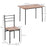 5 Piece Dining Table and Chairs Set, Space Saving Table and 4 Chairs