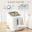 1.7L 3000W Fast Boil Kettle & 2 Slice Toaster Set, Kettle and Toaster Set with Auto Shut Off, Browning Controls, White