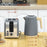 1.7L Electric Fast Boil Kettle and 2 Slice Toaster Set, Grey