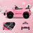 Volkswagen Beetle Licensed 12V Ride on Car w/ Remote Control, Pink