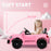 Volkswagen Beetle Licensed 12V Ride on Car w/ Remote Control, Pink