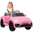 Volkswagen Beetle Licensed 12V Ride on Car w/ Remote Control, Pink