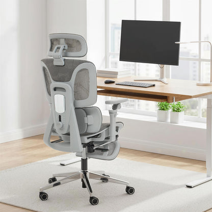 Ergonomic Office Chair, Mesh Desk Chair with Lumbar Support, Footrest