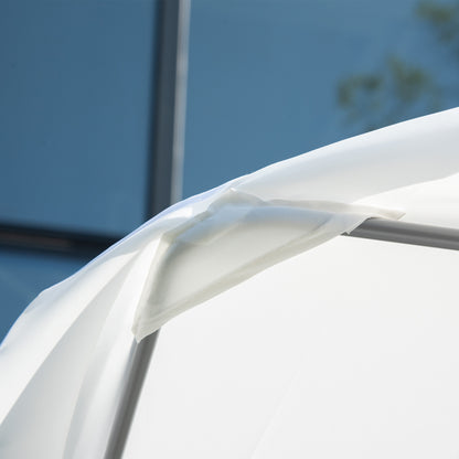 Garden Double Hammock Sun Lounger Day Bed Canopy 2 Pillows w/ Stand New