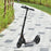 Adult Teens Kick Scooter Fold Adjust 14+ w/ Rear Wheel&Hand Brake Black