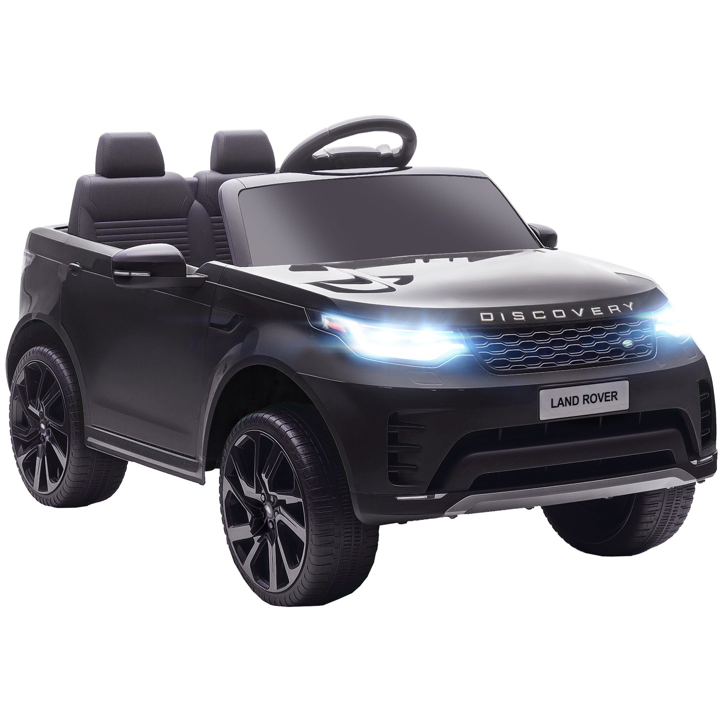 Land Rover Discovery Licensed 12V Kids Electric Car w/ Remote Black