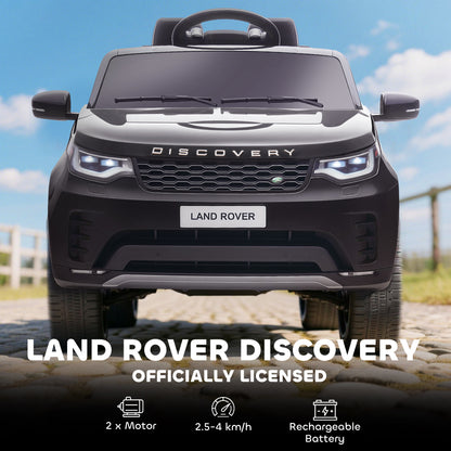Land Rover Discovery Licensed 12V Kids Electric Car w/ Remote Black