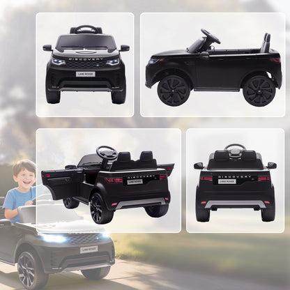 Land Rover Discovery Licensed 12V Kids Electric Car w/ Remote Black